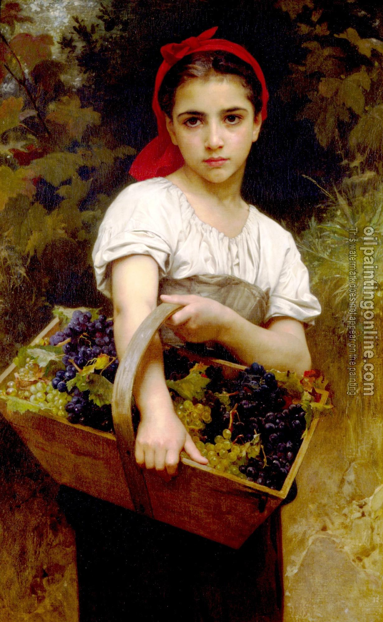 Bouguereau, William-Adolphe - The Grape Picker
